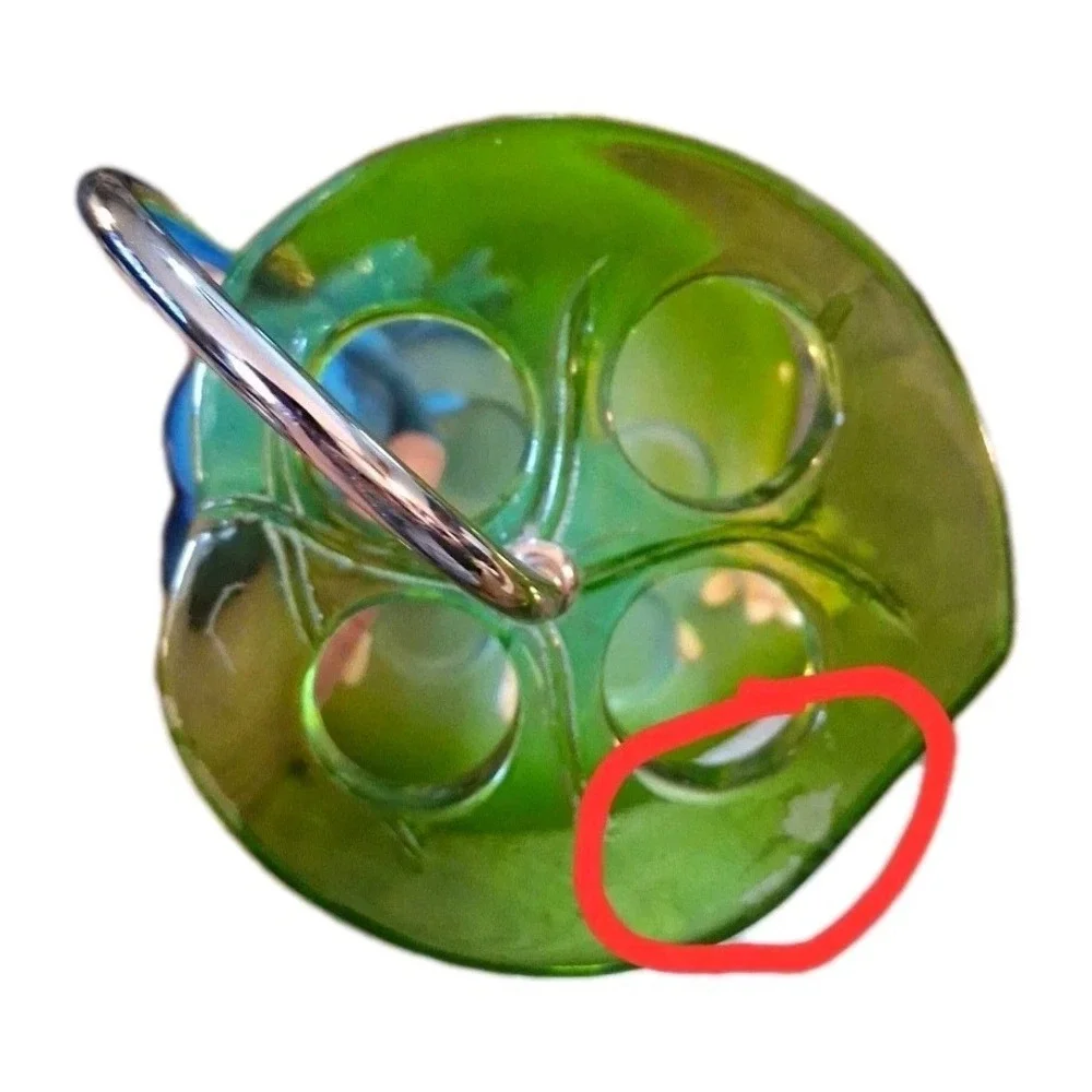 Rare Resin Frog on Lilly Pad Flowers Splish Splash Child's Toothbrush Holder